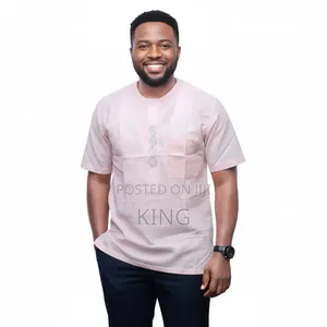 Linen Traditional African Kaftan Top Shirt