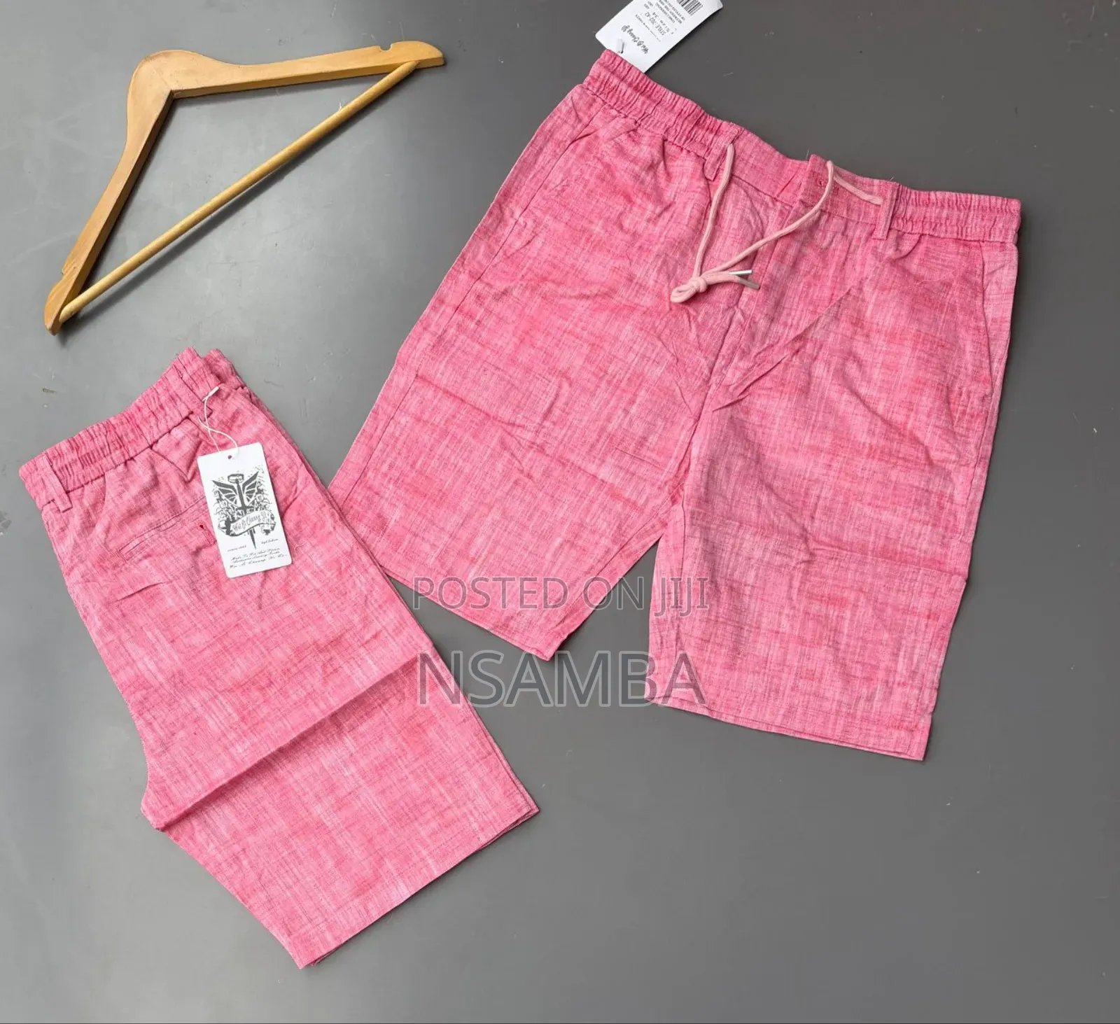 Linen Joggers Shorts