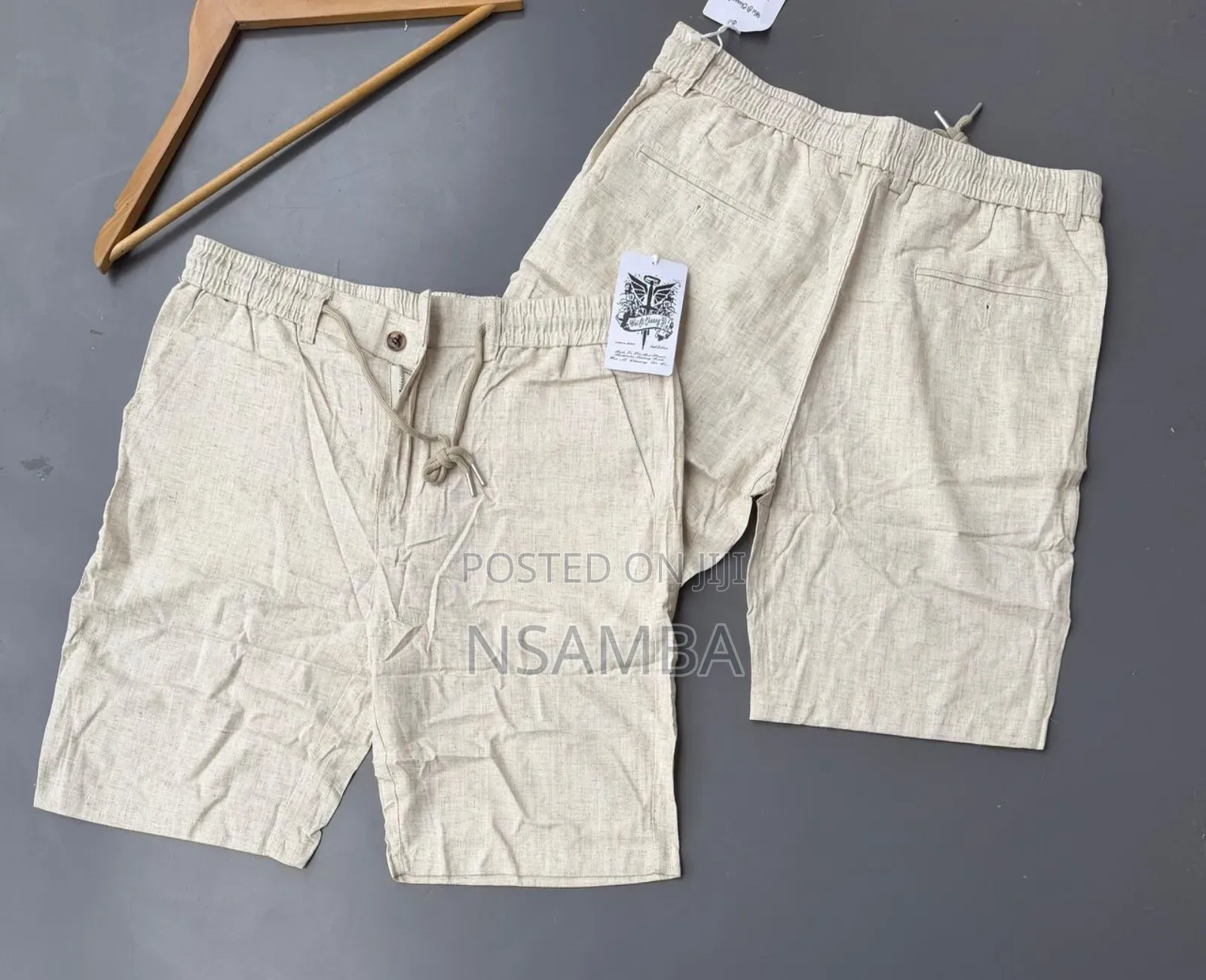 Linen Joggers Shorts