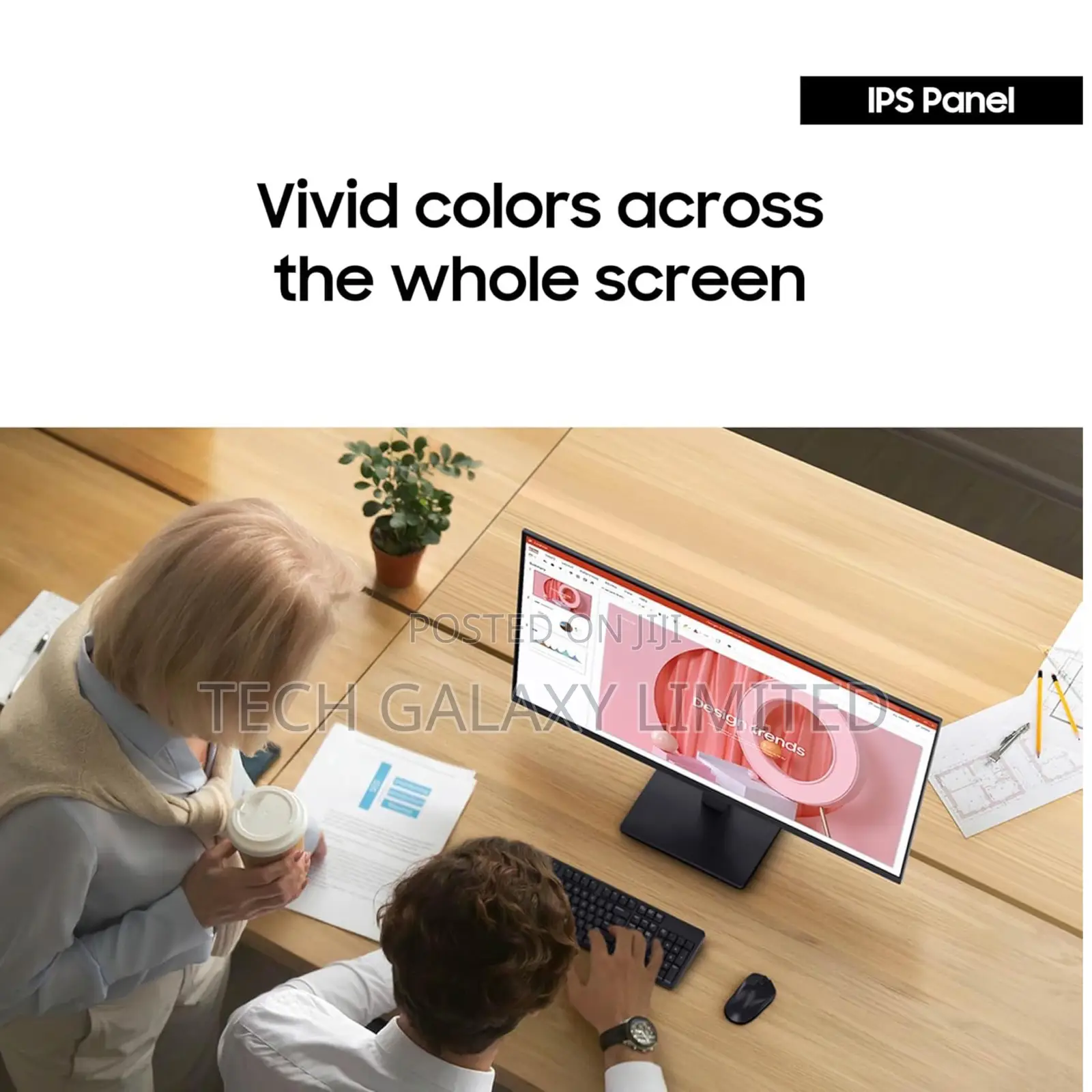 Samsung 27 Inch Monitor Ips FHD 100hz Refresh Rate (1920 X 1080)