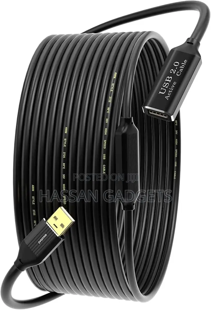 30m Usb 2.0 Extender Cable With Active Repeater Booster