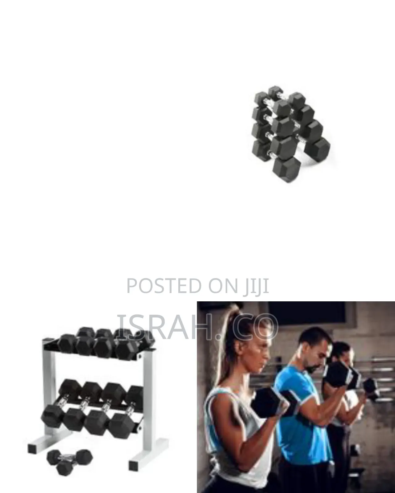 Rubber Coated Dumbbells