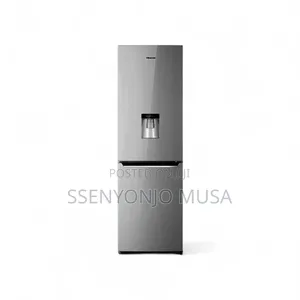 Hisense Fridge 341l Double Door Bottomfreezer With Dispenser- Silver