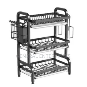 3-Tier Metal Dish Drying Rack.