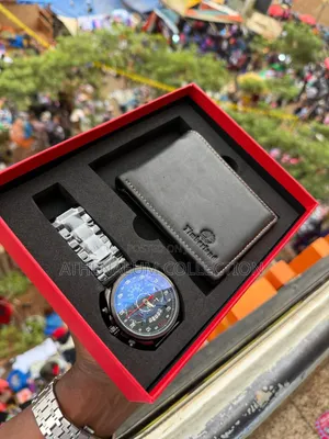 Watch Leather Wallet Executive Gift Set