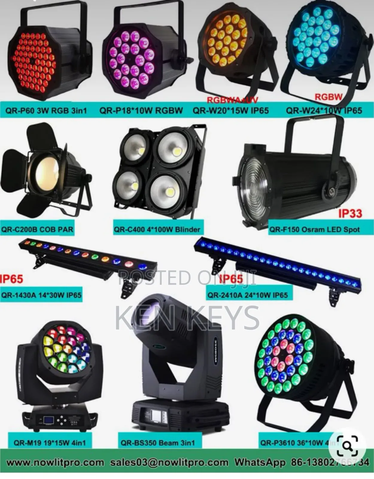 Lights for Hiring/ Any Event Light
