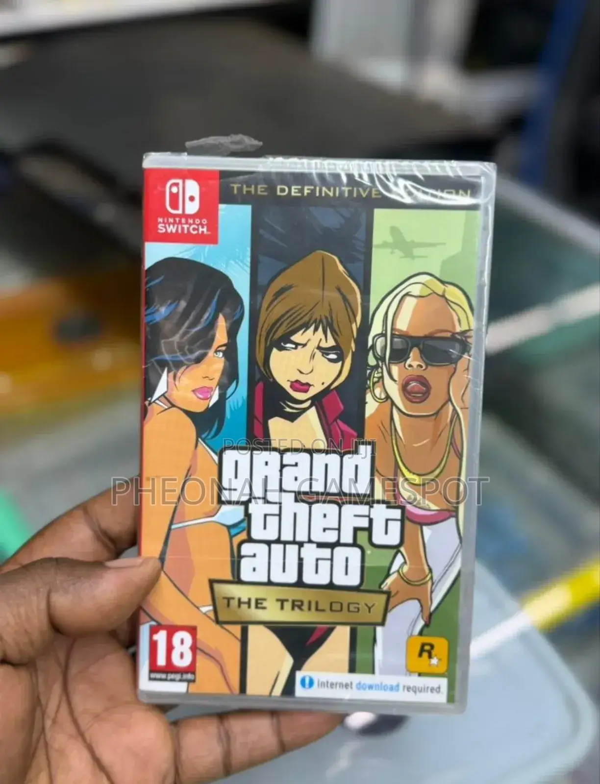 Gta Trilogy. Grand Theft Auto Trilogy Game for Nintendo Switch