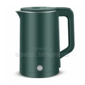A PTL or Pearlight 2-Liter Green Electric Kettle.