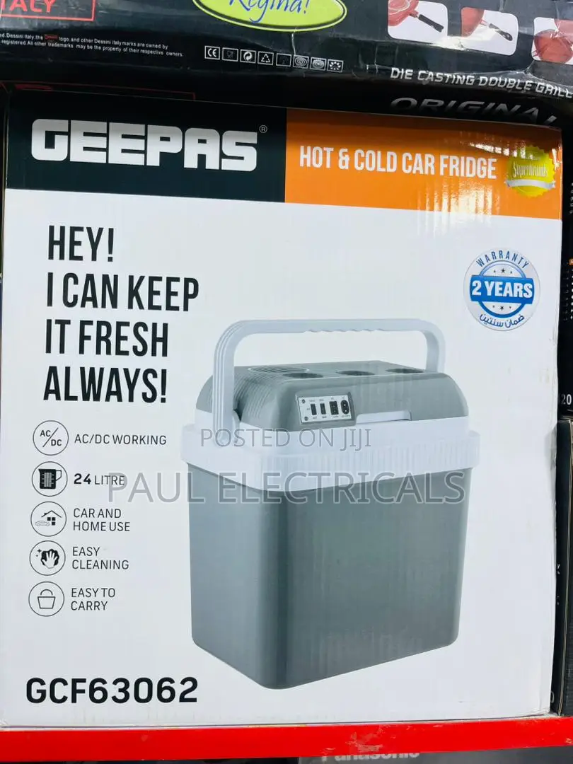 Geepas Hot and Cold Mini Car Fridge