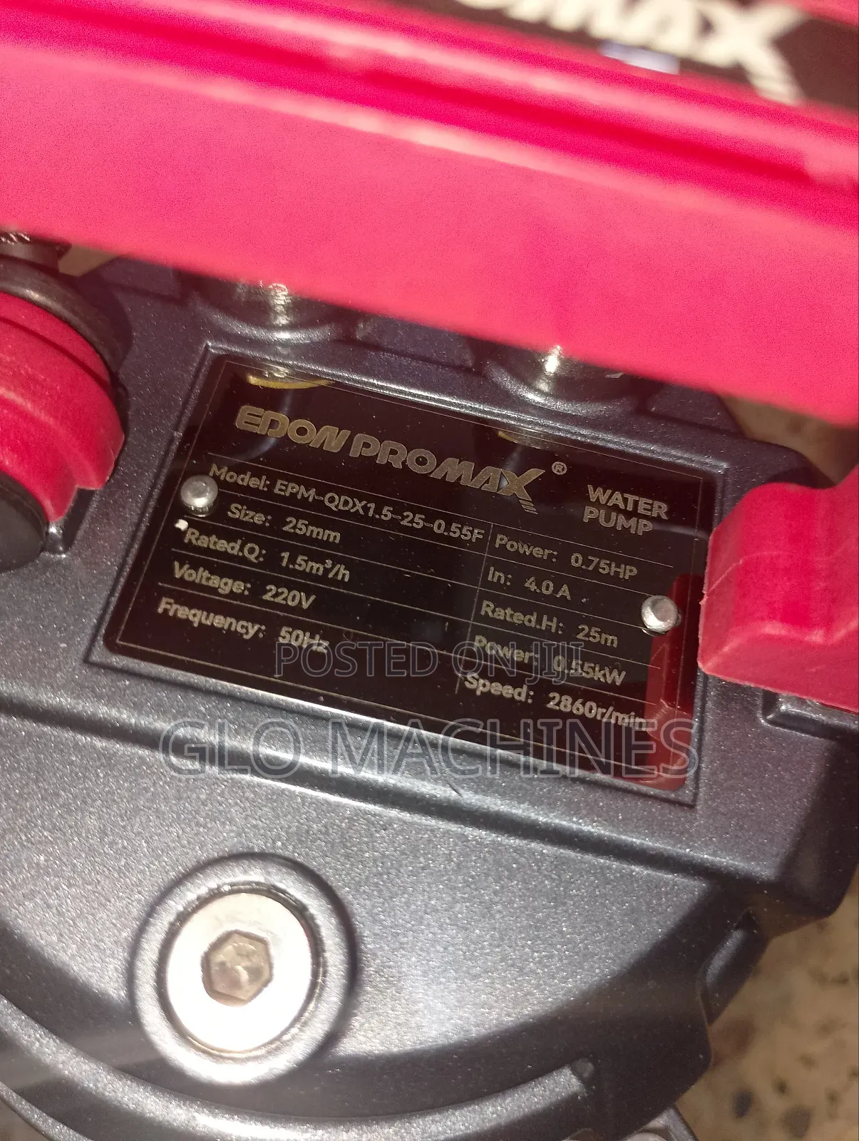 25m Edon Promax Submersible Water Pump