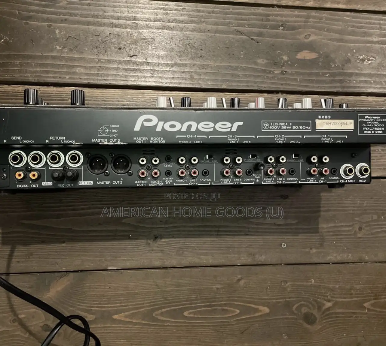 Pioneer DJM-3000 Professional Dj Preamp 4-Channel Digital Mixer