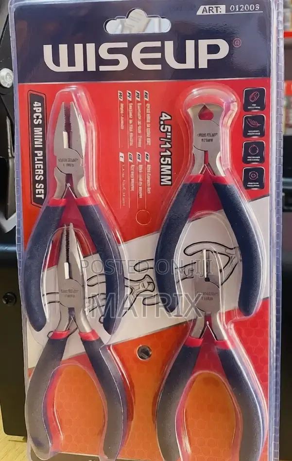 Wiseup Mini Plier Set 4pcs