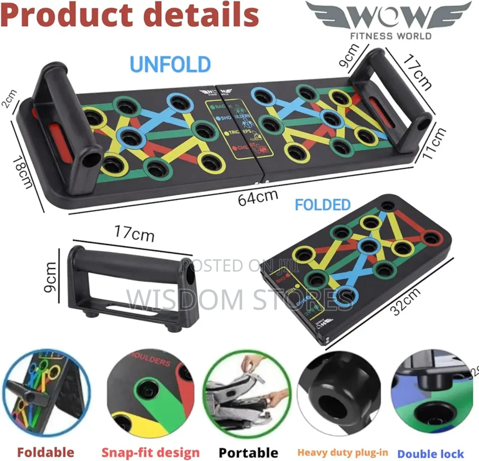 15 in 1 Pushup Board for Men Women
