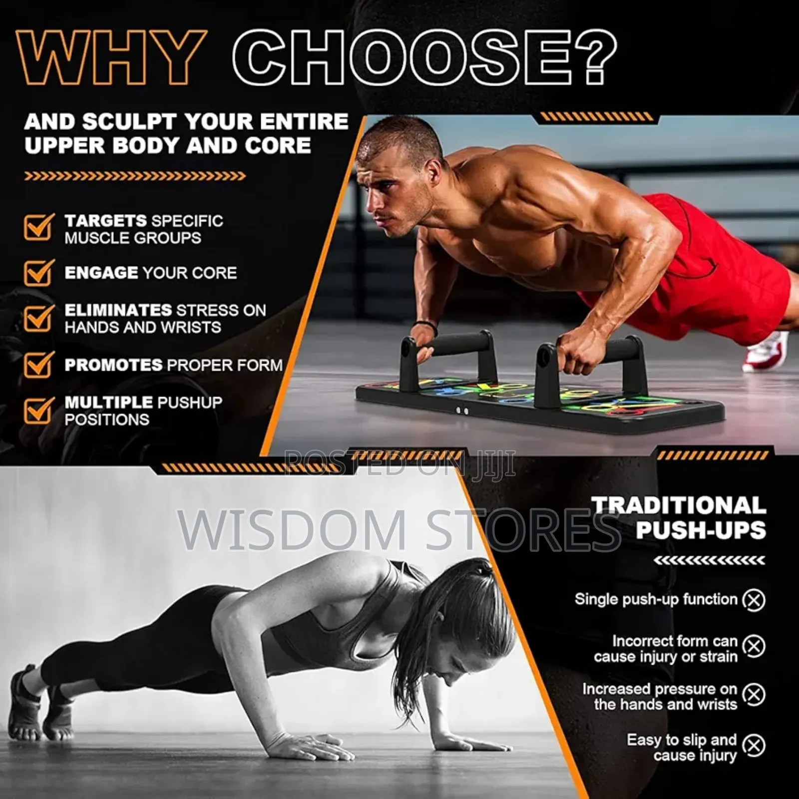 15 in 1 Pushup Board for Men Women