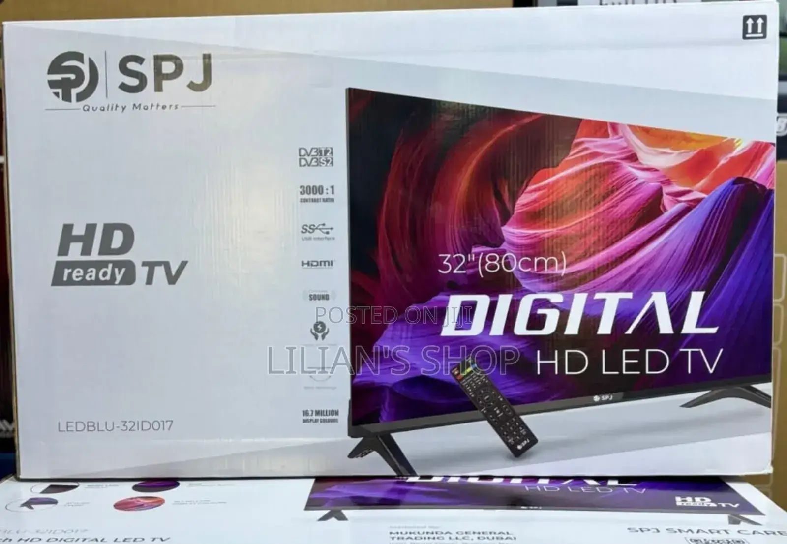 SPJ 32-Inch Hd Digital Led Tv (Model Ledblu-321d017