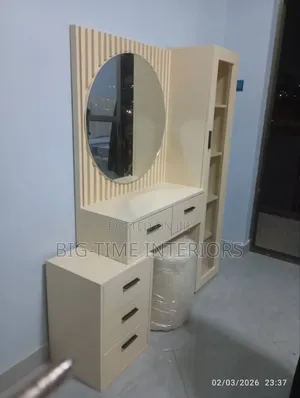 New Era Dressing Table With Drawers and Shelves