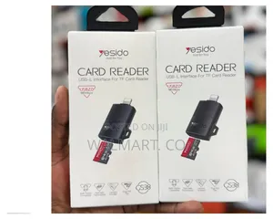 Yesido Gs38 Lightning to Tf Card Reader 480mbps Portable Adapter