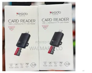 Yesido Gs38 Lightning to Tf Card Reader 480mbps Portable Adapter