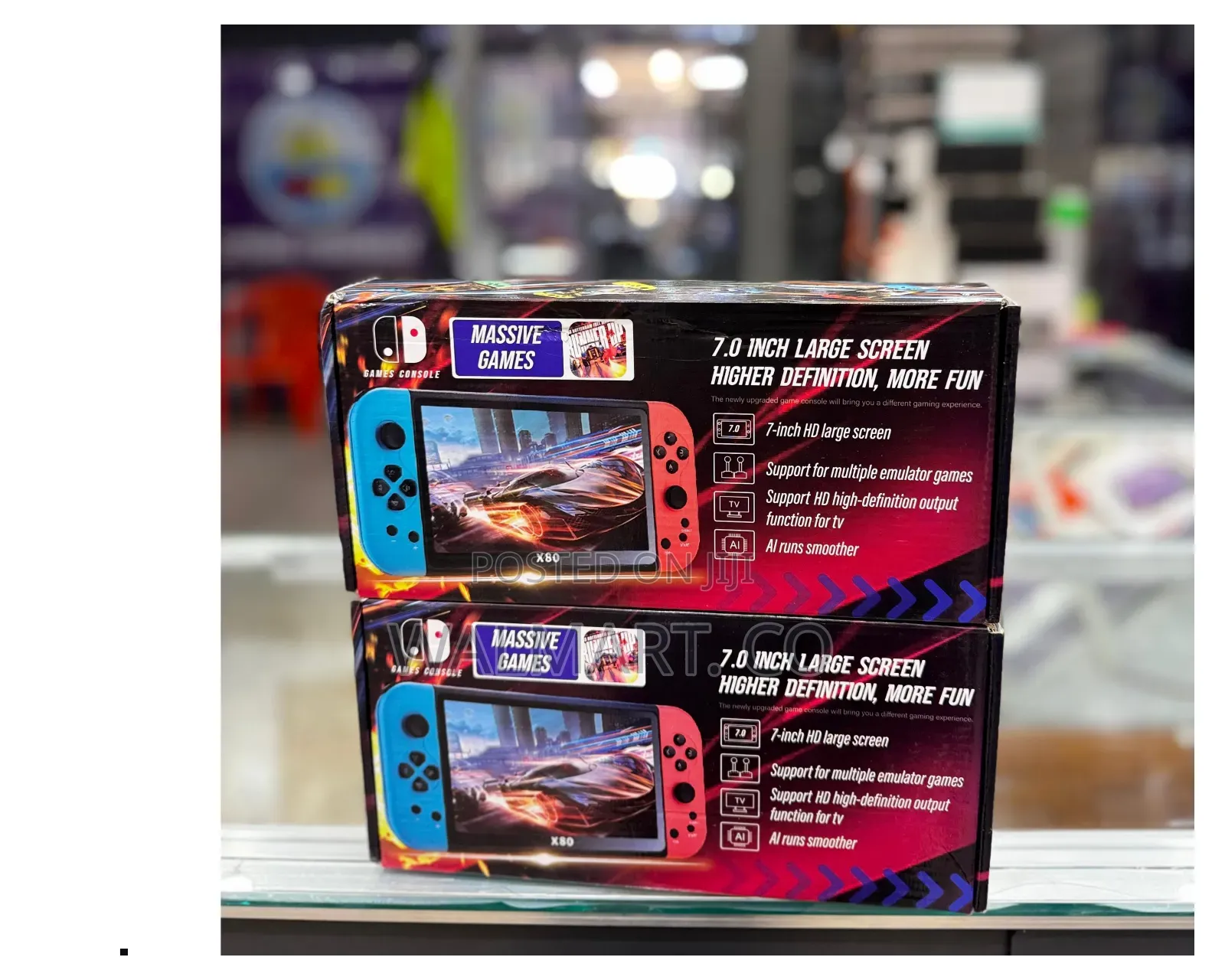 X80 Digital Video Game Console 7 Inch 128 Gb