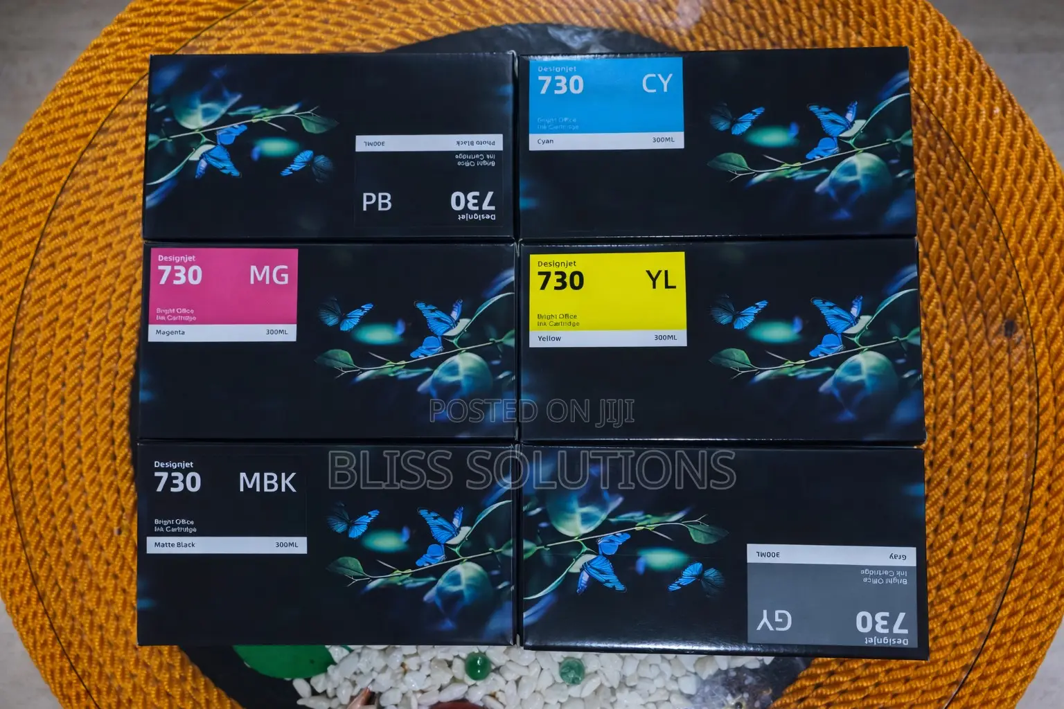 Hp Designjet T1600/T2600/T1700 Printer Ink Cartridges Set 730