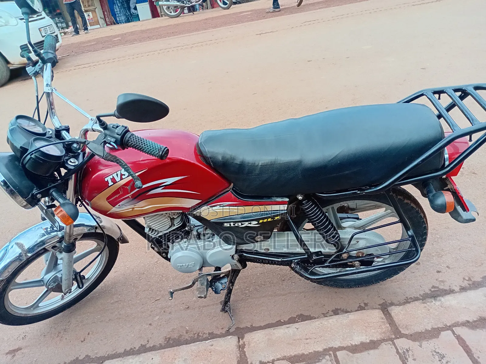 TVS XL 100 2022 Red