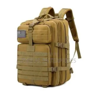 This Is a Coyote Brown Tactical Military Backpack.