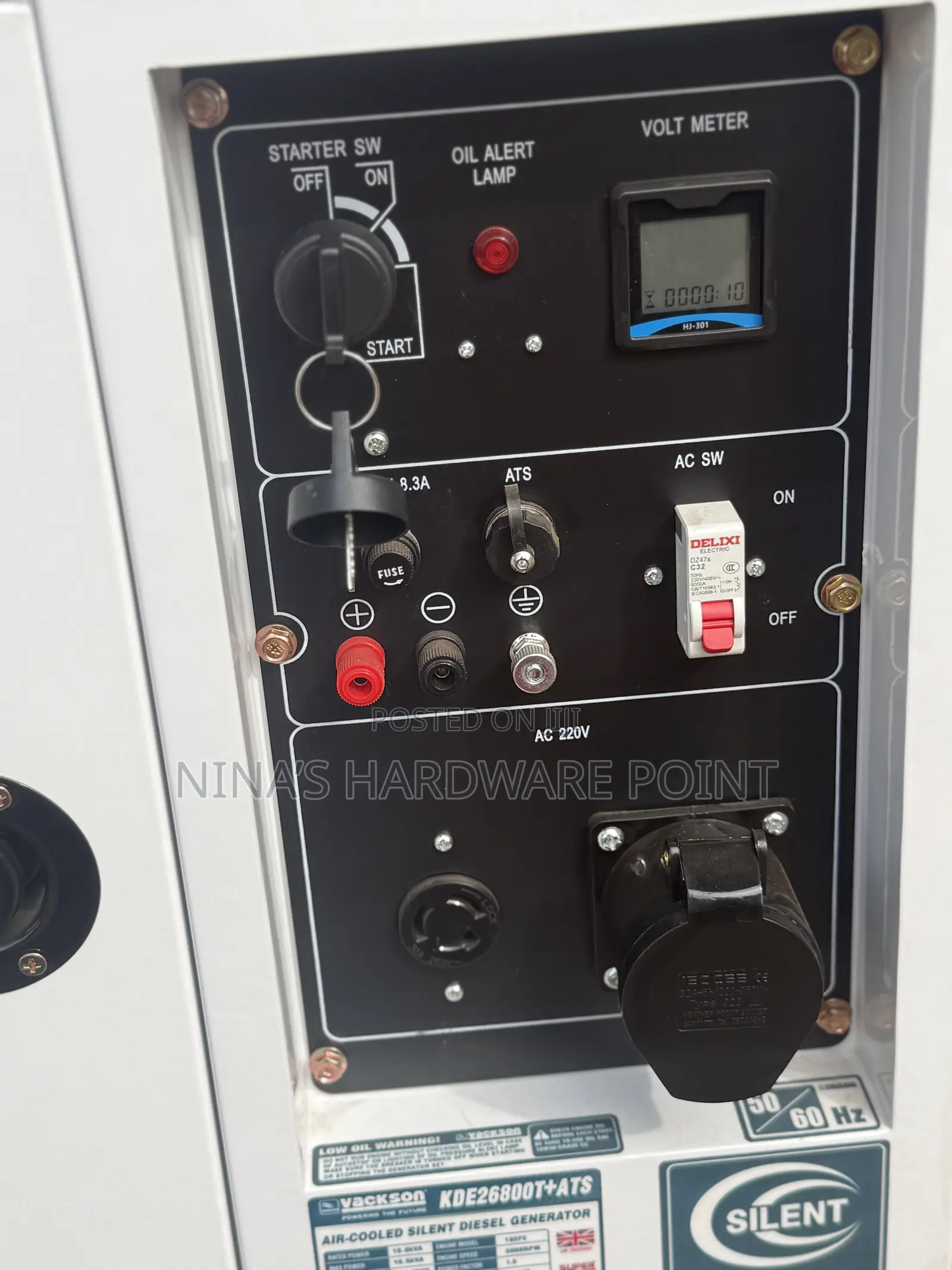 10kva Diesel Generator Vackson