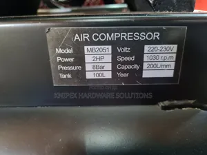 Jialile 100 Litre Compressor(Double Piston)