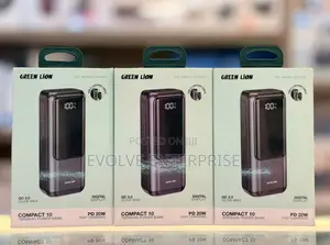 Gr Lion Compact 10 10000mah Power Bank 22.5w With Integrated Usb C
