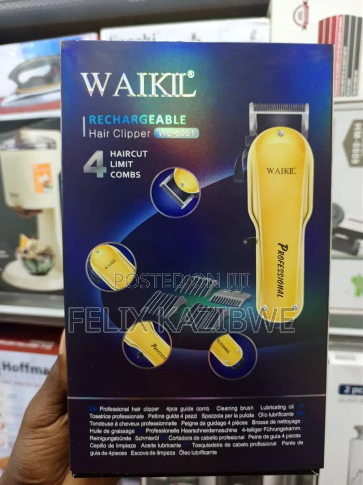 Waikil Rechargeable Hair Clipper.