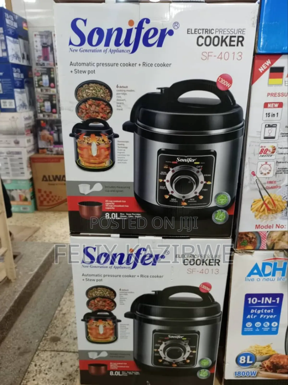 Sonifer Electric Pressure Cooker 8l.