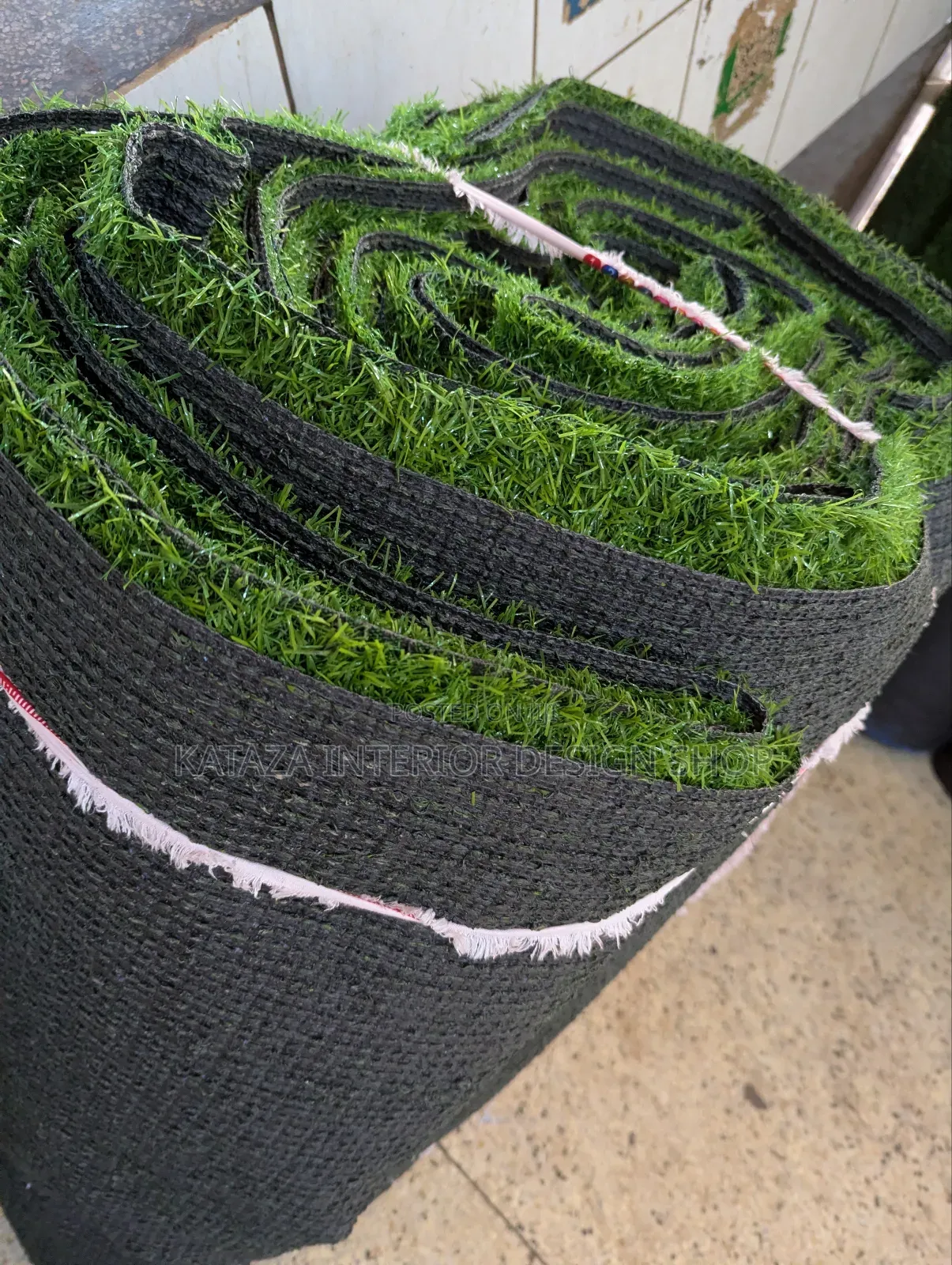 Green Cleanable Grass Carpet