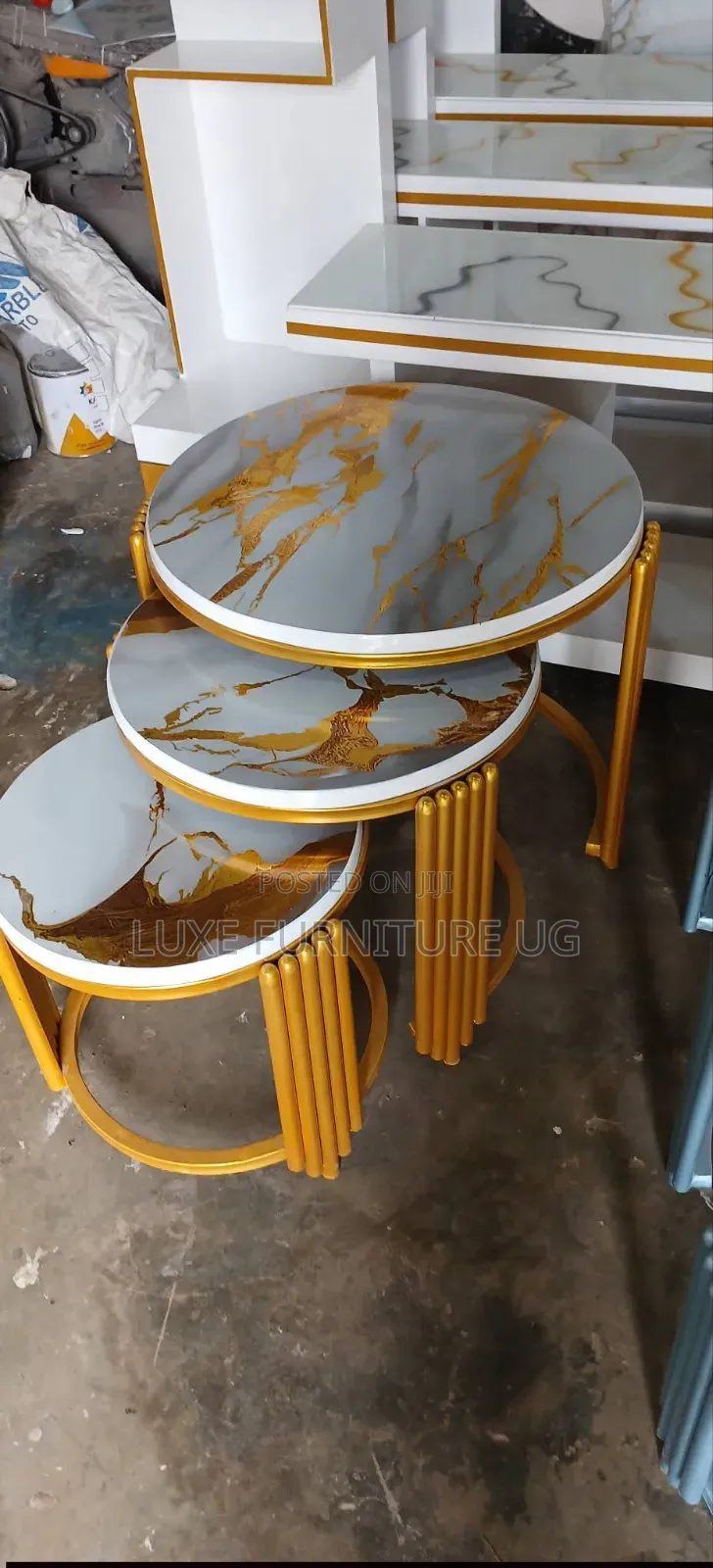 Marble Table Set of 3