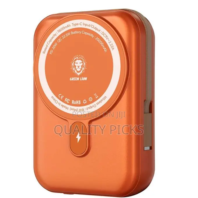 Green Lion 20000mah Monaco Magsafe Power Bank