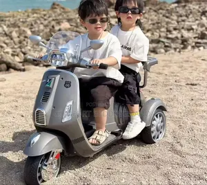 Double Seater Motorcycle Gray