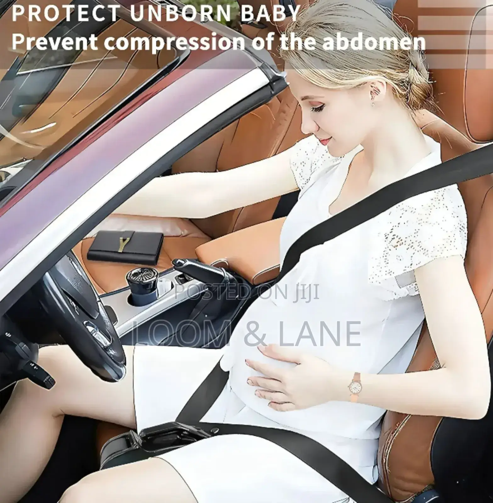 Pregnancy Seat Belt Adjuster (Or Positioned)