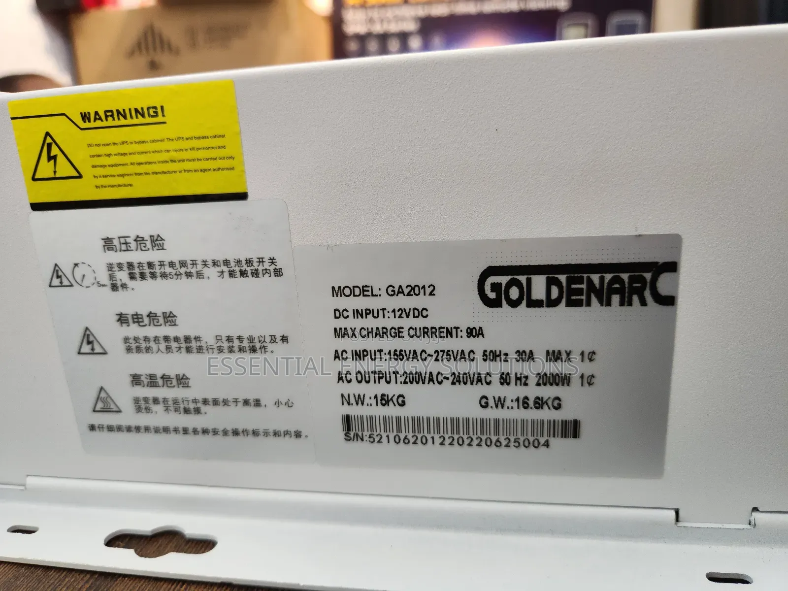 2000w 12v Pure Sinewave Inverter