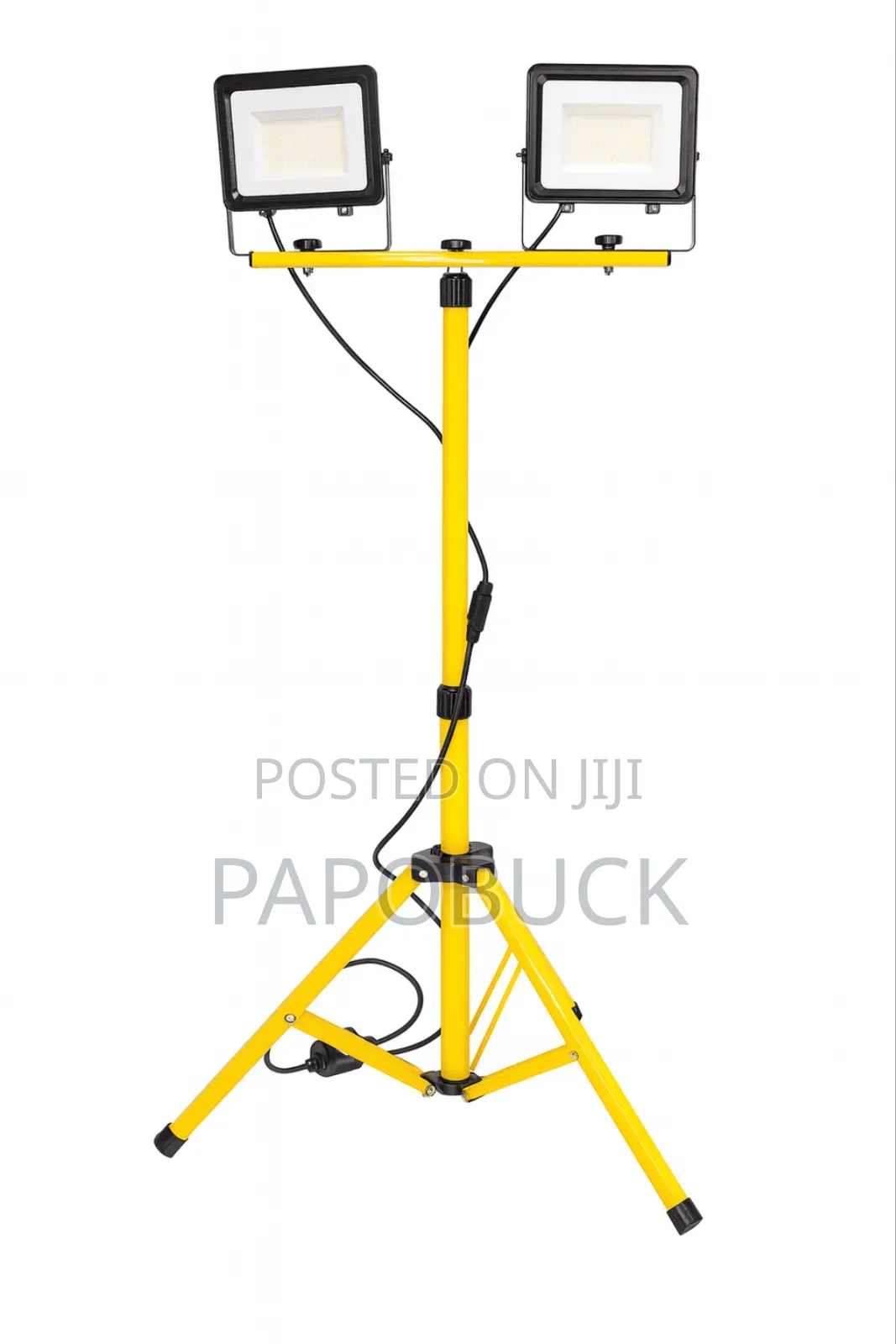 Industrial Dual Head Led Floodlight Stand With Two 100w Lights