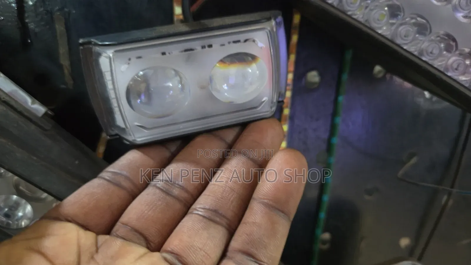 Led Dual Lens Projector Foglights for All Cars Motorcycles