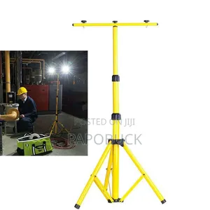 1.6m Adjustable Double Head Flood Light Tripod Stand