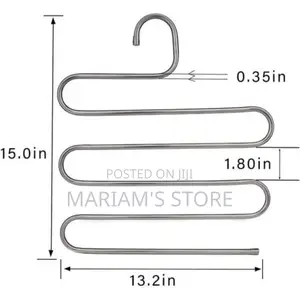 1pc of Trouser Steel Hanger/Pants Hanger - Silver