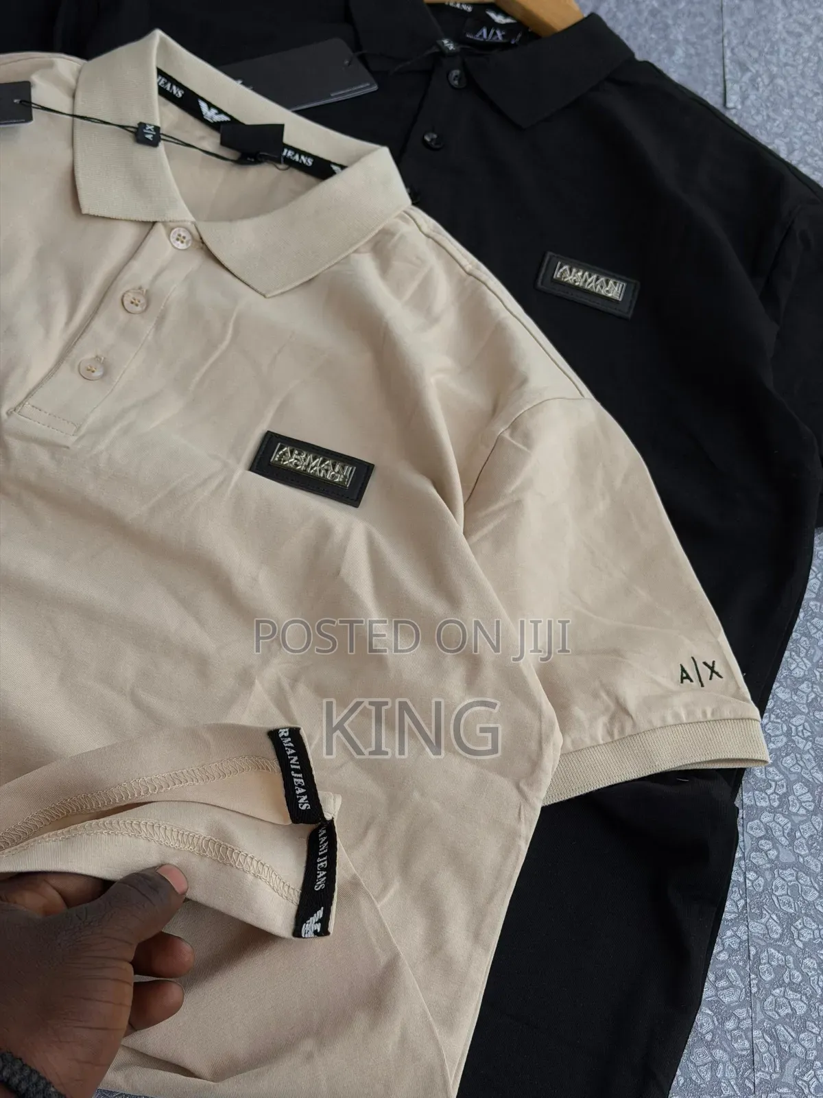 Armani Exchange Regular Fit Cotton Polo Shirt