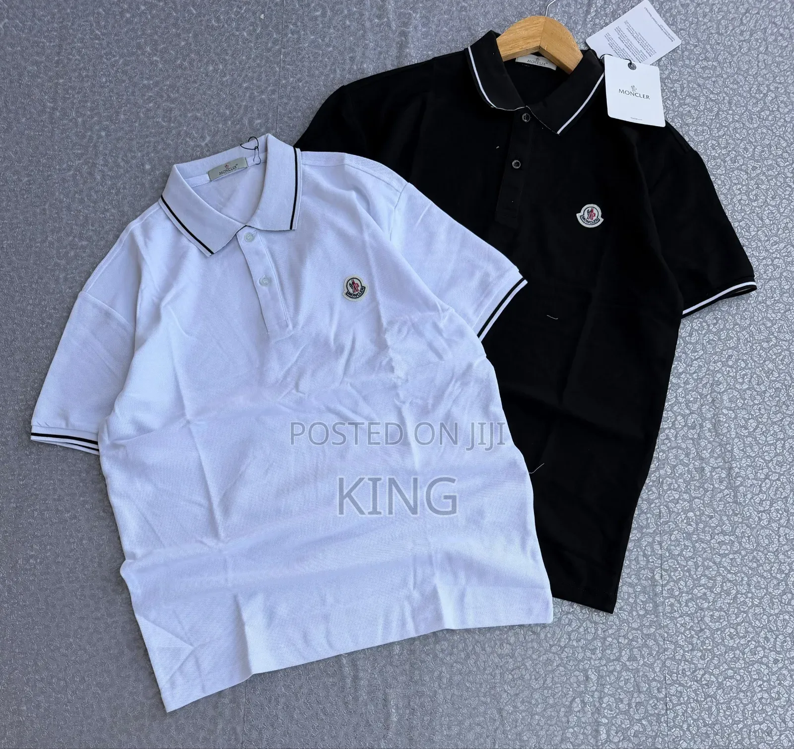 Moncler Short-Sleeved Cotton Piqué Polo Shirt