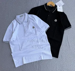 Moncler Short-Sleeved Cotton Piqué Polo Shirt