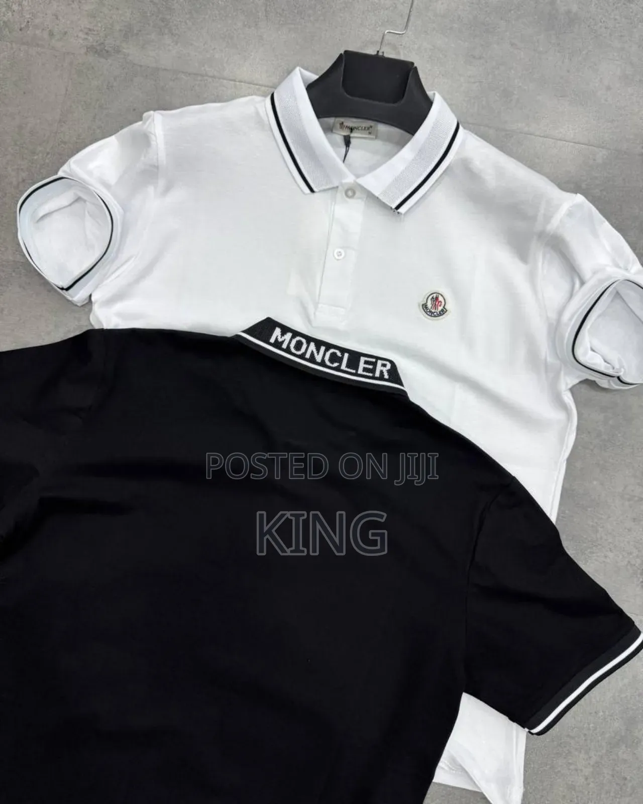 Moncler Short-Sleeved Cotton Piqué Polo Shirt