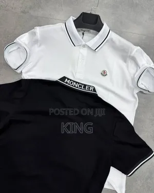 Moncler Short-Sleeved Cotton Piqué Polo Shirt