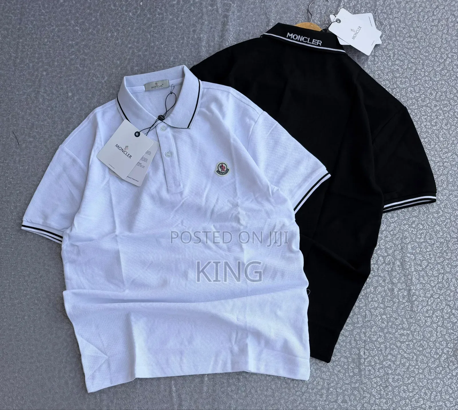 Moncler Short-Sleeved Cotton Piqué Polo Shirt