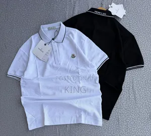 Moncler Short-Sleeved Cotton Piqué Polo Shirt