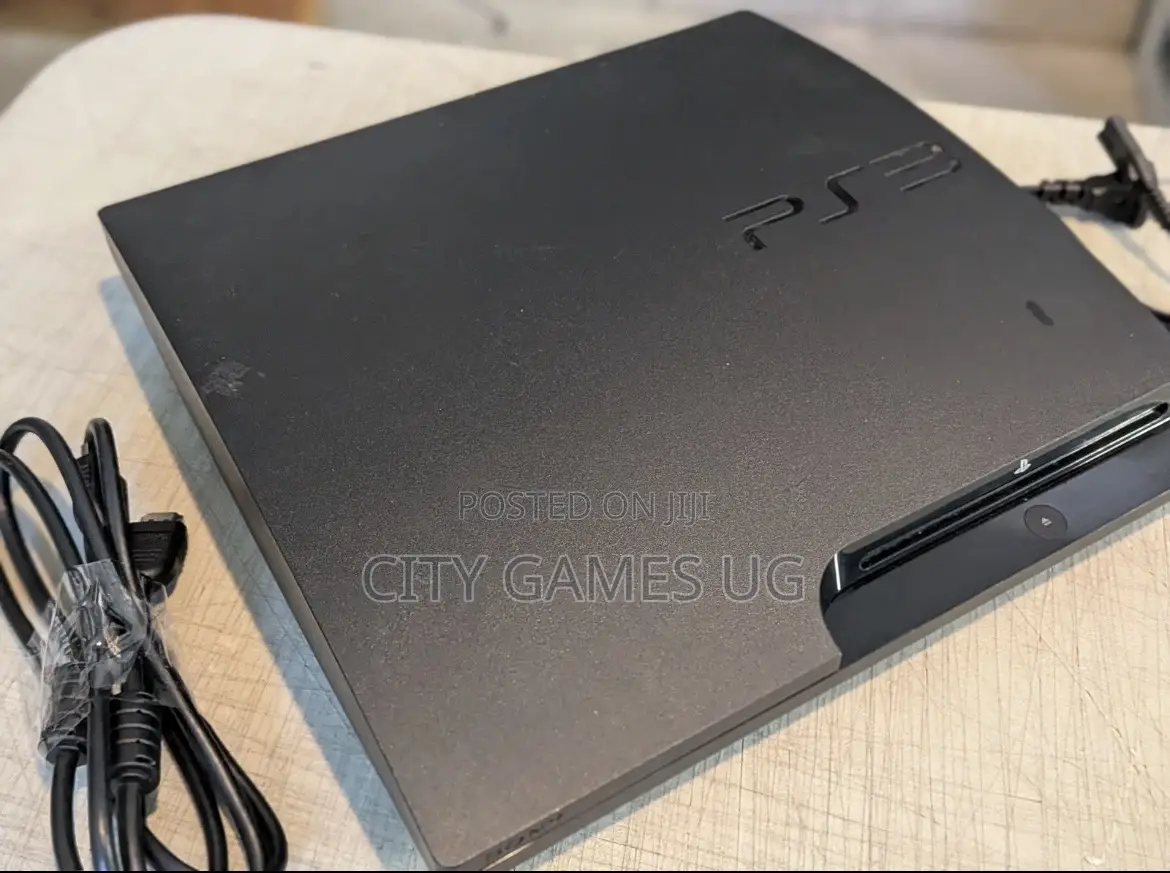 Playstation 3 Slim Ps3 Console With Cords and Controller