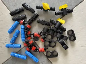 Drip Irrigation Fittings, Emitters, Rubbers, Connector, Valves Endcups